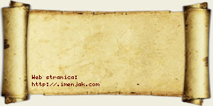 Jelena Pjanić vizit kartica